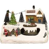 Julebelysning Nordic Winter Treehouse Town Multicolored Juleby 29cm
