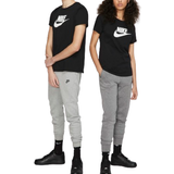 32 - Dame - Rund hals Overdele Nike Sportswear Essential T-shirt - Black/White