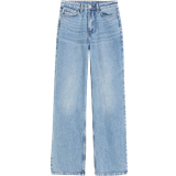 H&M 48 - Blå Bukser & Shorts H&M Wide Ultra High Jeans - Light Denim Blue