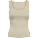 Dame - XXS Overdele Only Reverseable Top - White/Humus