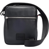 Hugo Boss Skulderrem Tasker Hugo Boss Ethon 2.0H Rubberised Logo Patch Reporter Bag - Black