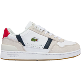 Lacoste Ruskind Sko Lacoste T-Clip W - White/Navy/Red