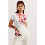 Ted Baker Dame T-shirts & Toppe Ted Baker Bellary Floral T-Shirt, Pink