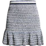 Hvid - Lærred - M Nederdele Pinko Acrylic Women's Skirt