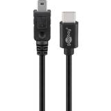 Mini usb kabel Goobay USB C - USB Mini B 2.0 M-M 0.5m