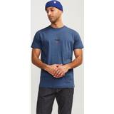 Fruit of the Loom T-shirts Fruit of the Loom Rdd Gedruckt Rundhals T-shirt Blau