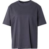 Topshop Cold Shoulder Tøj Topshop Premium Skifergrå basis-T-shirt med korte ærmer