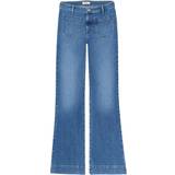 22 - Polyester Jeans Wrangler Flare Jeans - Raven