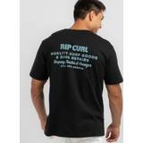 Rip Curl Overdele Rip Curl Men's Heritage Ding Repairs T-Shirt in Black