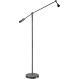 Artwood Gulvlamper & Havelamper Artwood Armando Shiny Black Nickel Gulvlampe 163cm