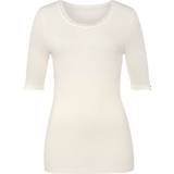 Lascana Dame Overdele Lascana T-shirt Weiß Regular Fit für Damen