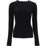 Bomuld - Dame - Polotrøjer Sweatere LouLou Studio evie ribbed crew-neck sweater