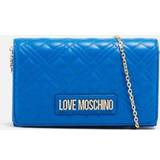 Karl Lagerfeld Dame Bukser Karl Lagerfeld Love Moschino Smart Daily Quilted Faux Leather Bag Blue