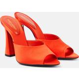 11,5 - Rød Højhælede sko Saint Laurent Suite Mules