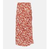 Polo Ralph Lauren Dame Nederdele Polo Ralph Lauren Ruched Crepe Maxi Skirt