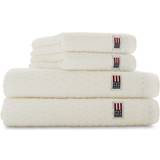 Lyocell Håndklæder Lexington Icons Gæstehåndklæde Hvid (70x50cm)