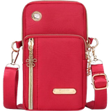 Shein Håndtasker Shein 1 Pc Women's Multifunctional Arm Bag Crossbody Bag Purse Shoulder Bag Wristlet Bag Square Bag Versatile Mini Phone Bag Lightweight Portable For Daily Commuter Bag Multi-Layer Zipper With Earphone Hole Vacation Business Sport Outdoor Exercise Party Fitting Work Shopping Solid Color Nylon Fashion Casual Bag For Student Women Mom Girlfriends Office WorkersTravel Accessories Red