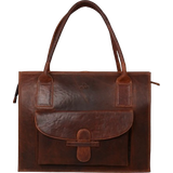 Adax Skind Håndtasker Adax Ragusa Valentina Shopping Bag - Dark Brown