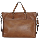 Opbevaring til laptop - Skind Skuldertasker Adax Napoli Sasha Work Bag - Cognac