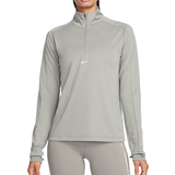 48 - Dame - Høj krave Overdele Nike Pacer Dri-FIT Pullover with 1/4 Zip Women - Dark Stucco/Sail
