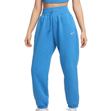 Blå - Oversized Bukser & Shorts Nike Women's Sportswear Phoenix Fleece Oversized Sweatpants - Star Blue/Sail