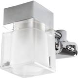 IP44 Væglamper RAXON Cube Mirror Clear/Chrome Vægarmatur