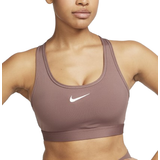 Sports-BH'er - Træningstøj Nike Women's Swoosh Medium Support Padded Sports Bra - Smokey Mauve/White
