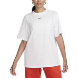 48 - Dame - Løs T-shirts & Toppe Nike Women's Sportswear Essential T-shirt - White/Black