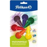 Pelikan Kuglepenne Pelikan Mouse Shaped Wax Crayons 6-pack
