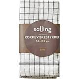 Håndklæder Salling Chef's Tea Viskestykke Sort, Hvid (100x50cm)