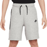 Nike Bukser Nike Big Kid's Tech Fleece Shorts - Dark Grey Heather/Black/Black