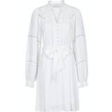 42 - Hvid - Korte kjoler Neo Noir Ditte Satin Dress - White