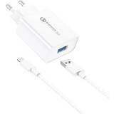 Mobiltelefon rensere Foneng Wall Charger EU13 USB to Micro USB Cable 3A White