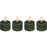 Grøn Lysestager, Lys & Dufte Cozzy fyrfadslys LED-lys