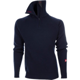 Blå - Firkantet - Uld Tøj Ulvang Rav Wool Sweater Unisex - New Navy