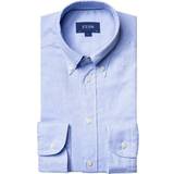 Eton Fløjlsbukser - Herre Skjorter Eton Royal Oxford Shirt - Light Blue