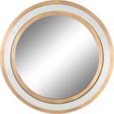 Hvid - Jern Spejle Home ESPRIT Gylden Vægspejl
