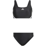 Adidas Dame Badetøj adidas 3-Stripes Bikini - Black/White