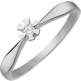 Aagaard Ringe Aagaard Eternity 6 Grab Finger Ring - White Gold/Diamond