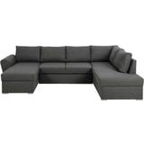 Ottekantede - U-sofaer Stanford LUX Grey Sofa 297cm 4 personers