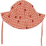 Ternede Solhatte Flöss Baby's Molly Sun Hat - Berry Gingham