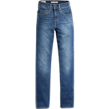 Levi's Dame - W32 Jeans Levi's 724 High Rise Straight Jeans - Shine On Diamond/Blue