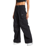 48 - Nylon - Sort Bukser & Shorts Nike Sportswear Women's High-Waisted Loose Woven Cargo Trousers - Black