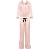 Elastan/Lycra/Spandex - Pink Nattøj Bluebella Claudia Shirt & Trouser Set - Pink
