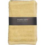 Håndklæder Marie Sohl Bomuld Badehåndklæde Gul (100x50cm)