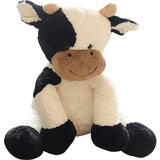 Shein 25cm Cute Plush Toy Soft Stuffed Animal Cow Pillow Doll For Birthday/Room Decoration