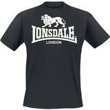 Lonsdale Herre Tøj Lonsdale Logo T-shirt - Black