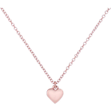 Ted Baker Hara Tiny Heart Necklace - Rose Gold/Transparent