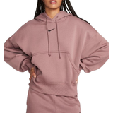 Nike Women's Sportswear Phoenix Fleece Over-Oversized Pullover Hoodie - Smokey Mauve/Black
