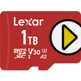 Lexar Media CFast 2.0 Hukommelseskort & USB Stik Lexar Media Play microSDXC Class 10 UHS-I U3 V30 A2 160/100MB/s 1TB